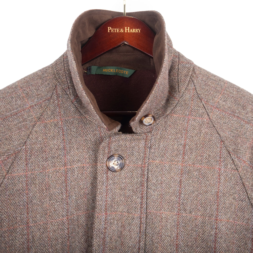 Brown Checked Tweed Hunting Coat