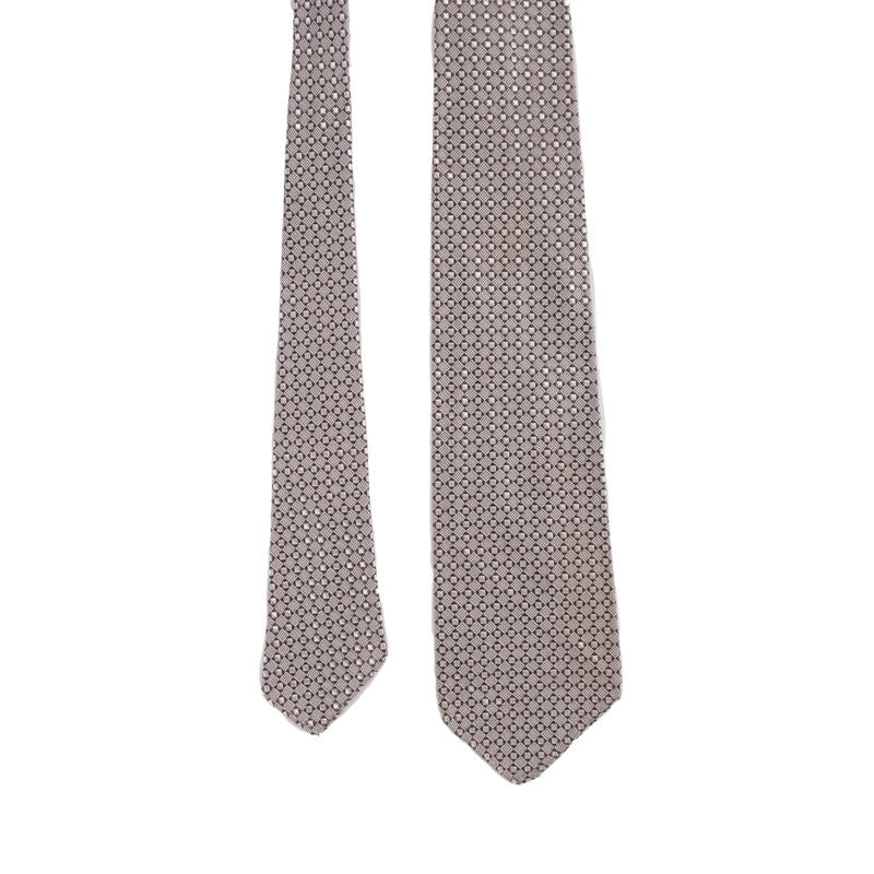 Black and Silver Tie