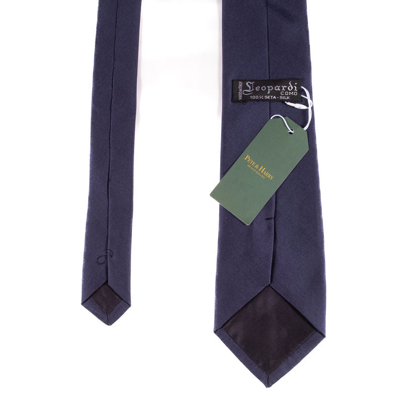 Leopardi Como Blue Tie