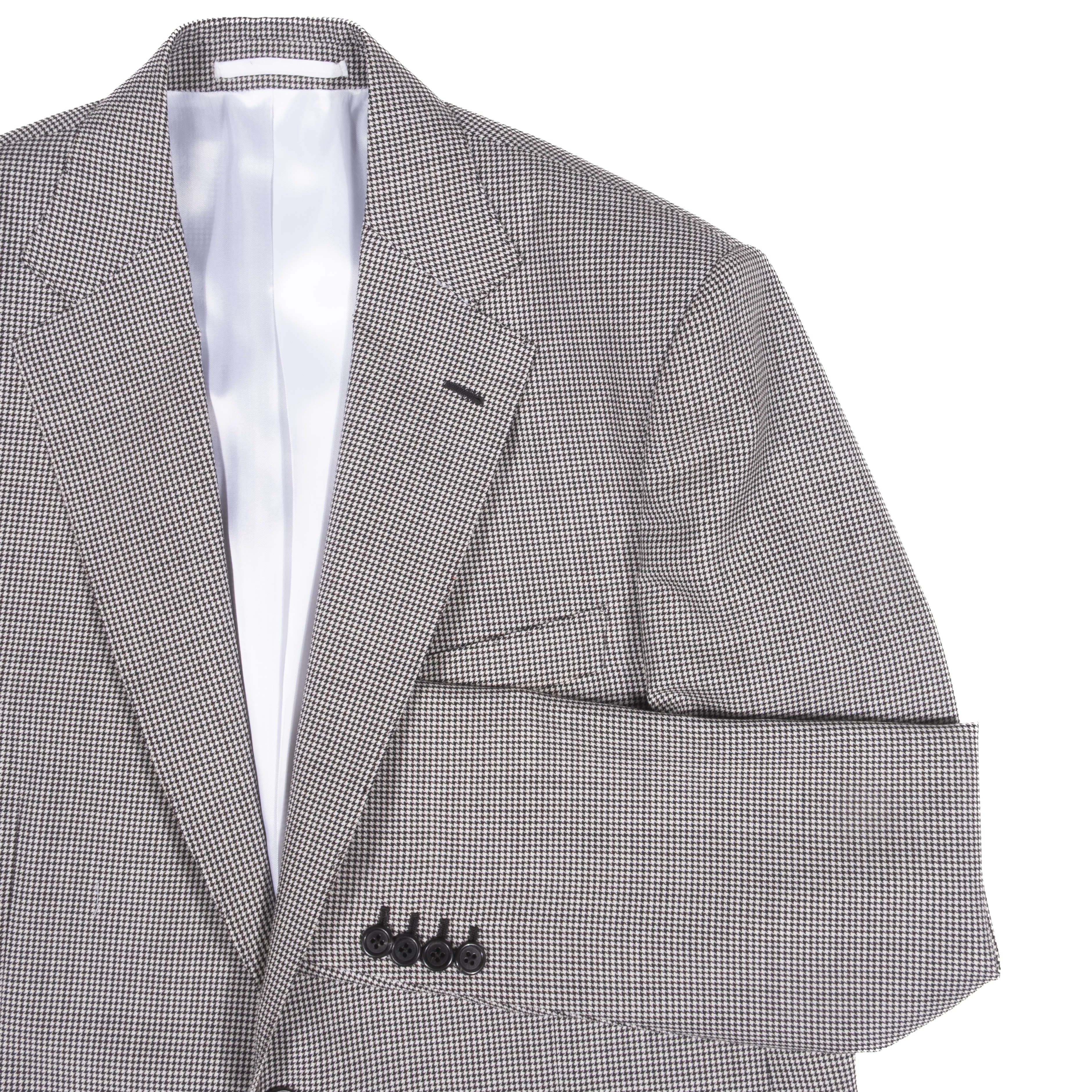 Neapolitan Hand Tailored Grey Wool Sport Coat Sz 50