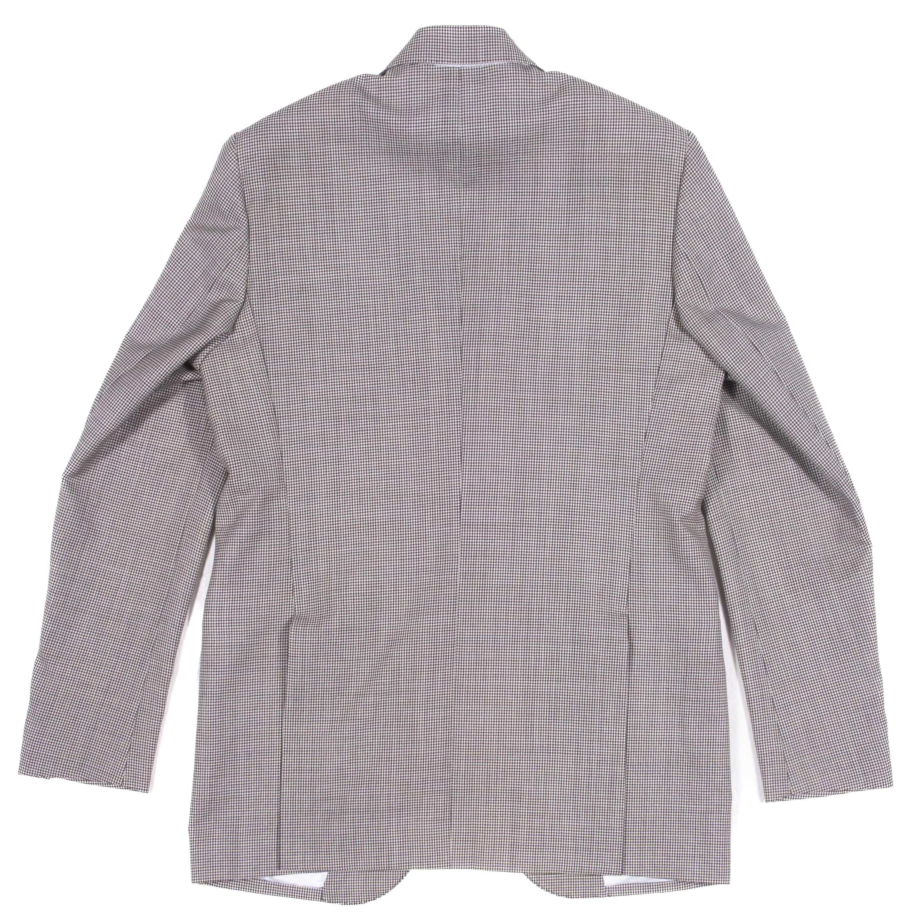 Neapolitan Hand Tailored Grey Wool Sport Coat Sz 50