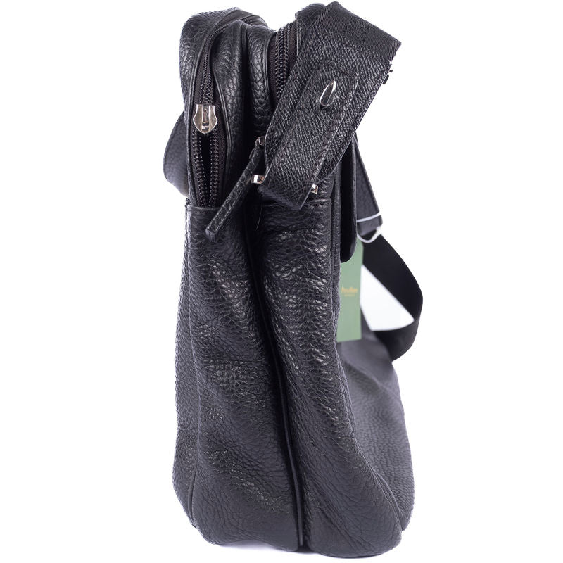 Black Grain Leather Briefcase