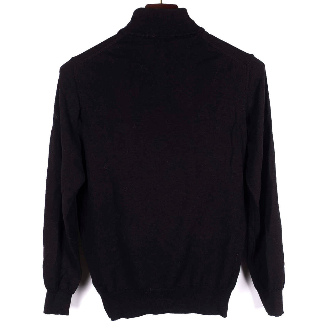 Black Half Zip Sweater