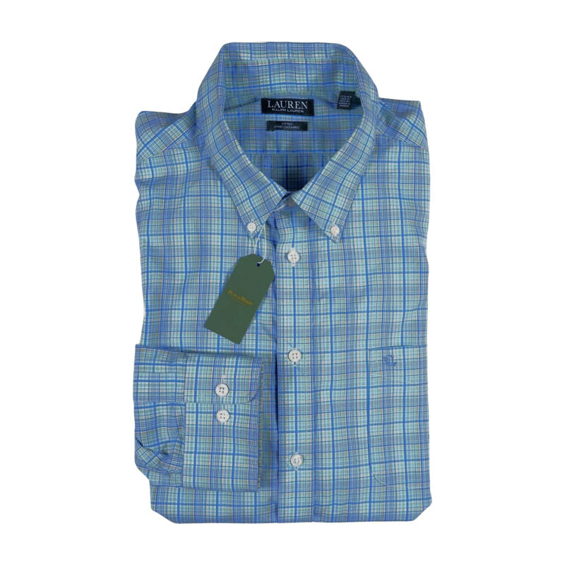 Ralph Lauren Green/Multicolored Buttondown Shirt