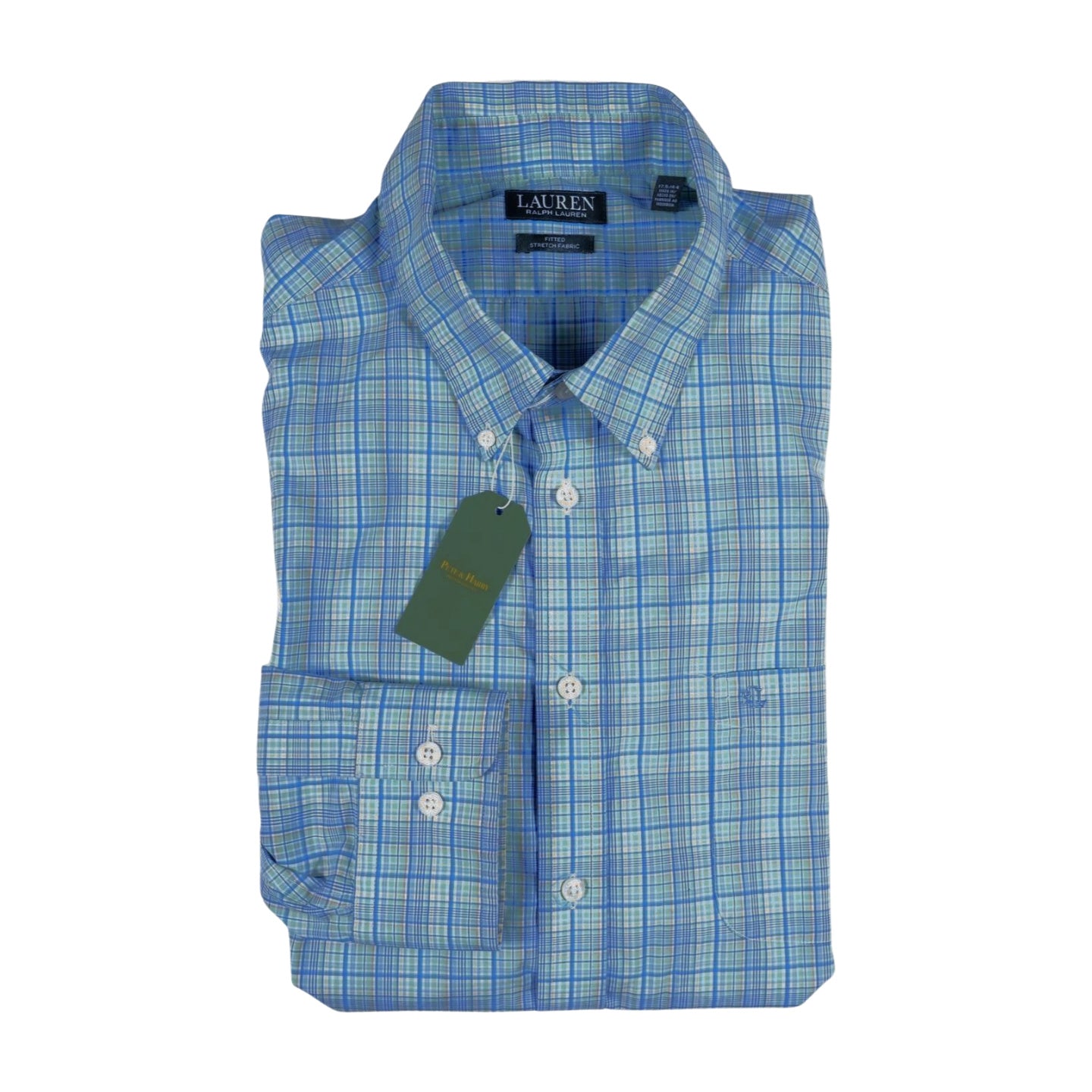 Ralph Lauren Green/Multicolored Buttondown Shirt