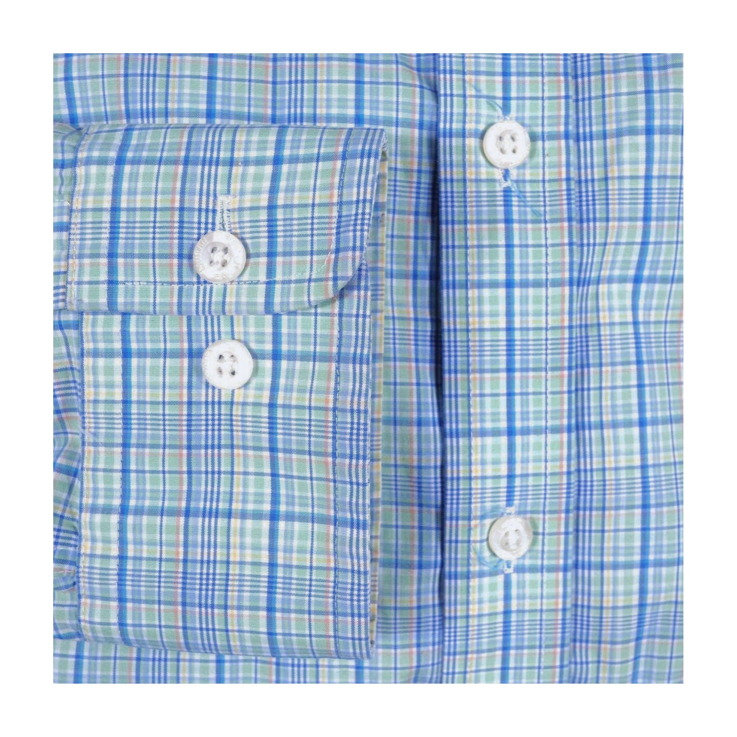 Ralph Lauren Green/Multicolored Buttondown Shirt