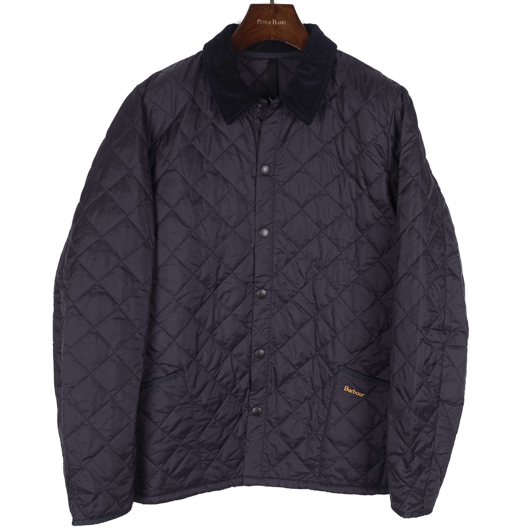 Navy Quilted Jacket
