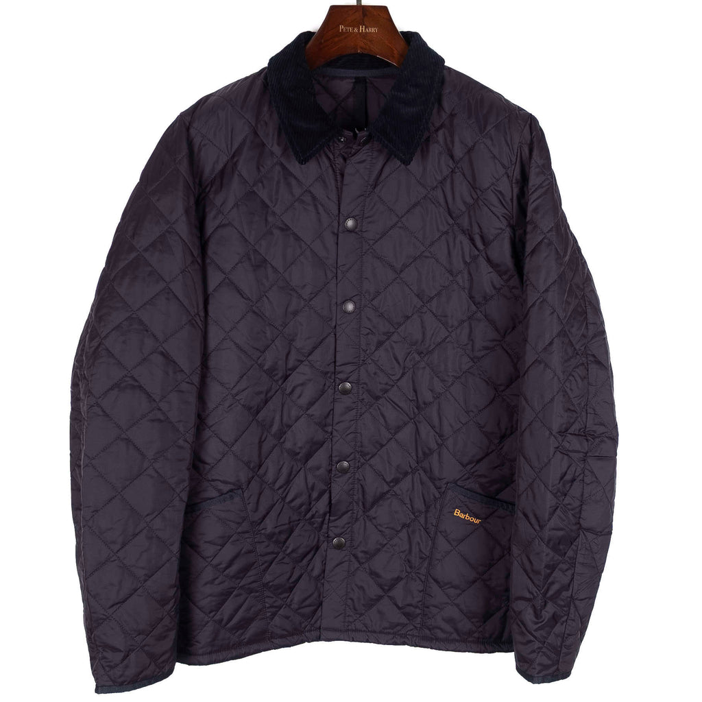 Navy Quilted Jacket
