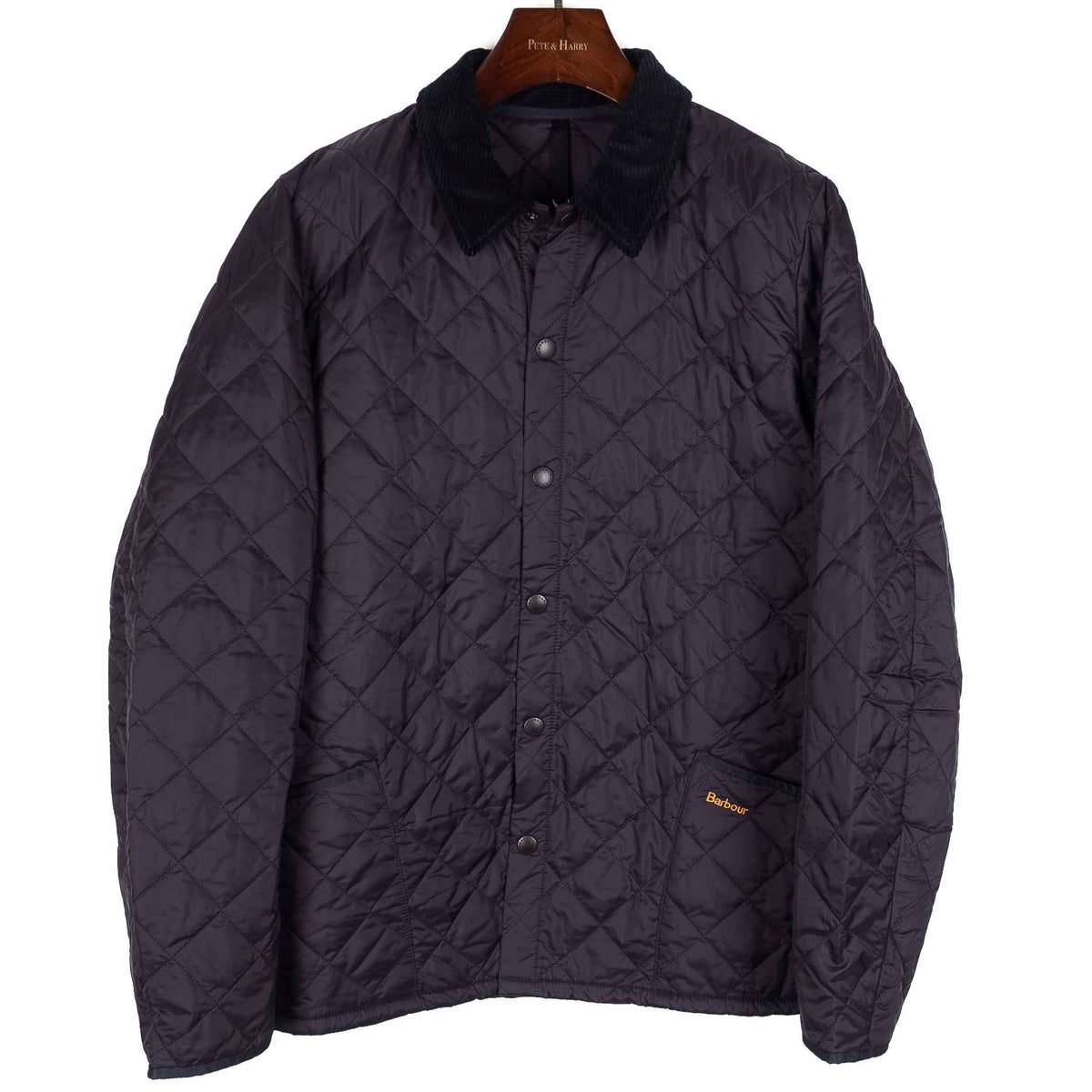 Navy Quilted Jacket