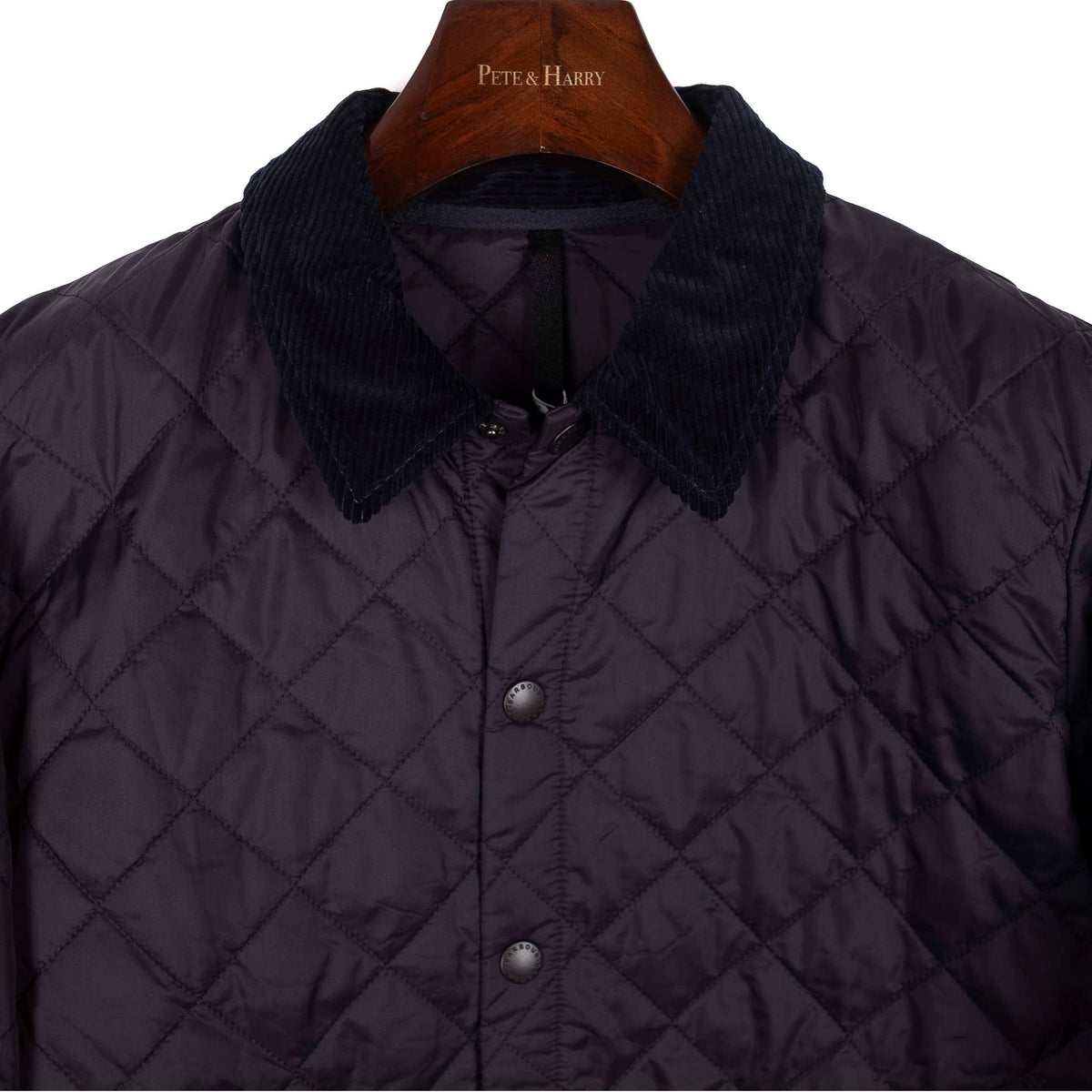 Navy Quilted Jacket