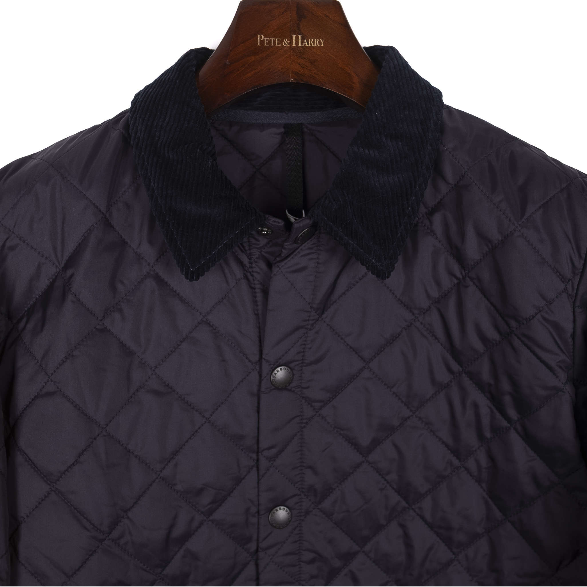 Navy Quilted Jacket