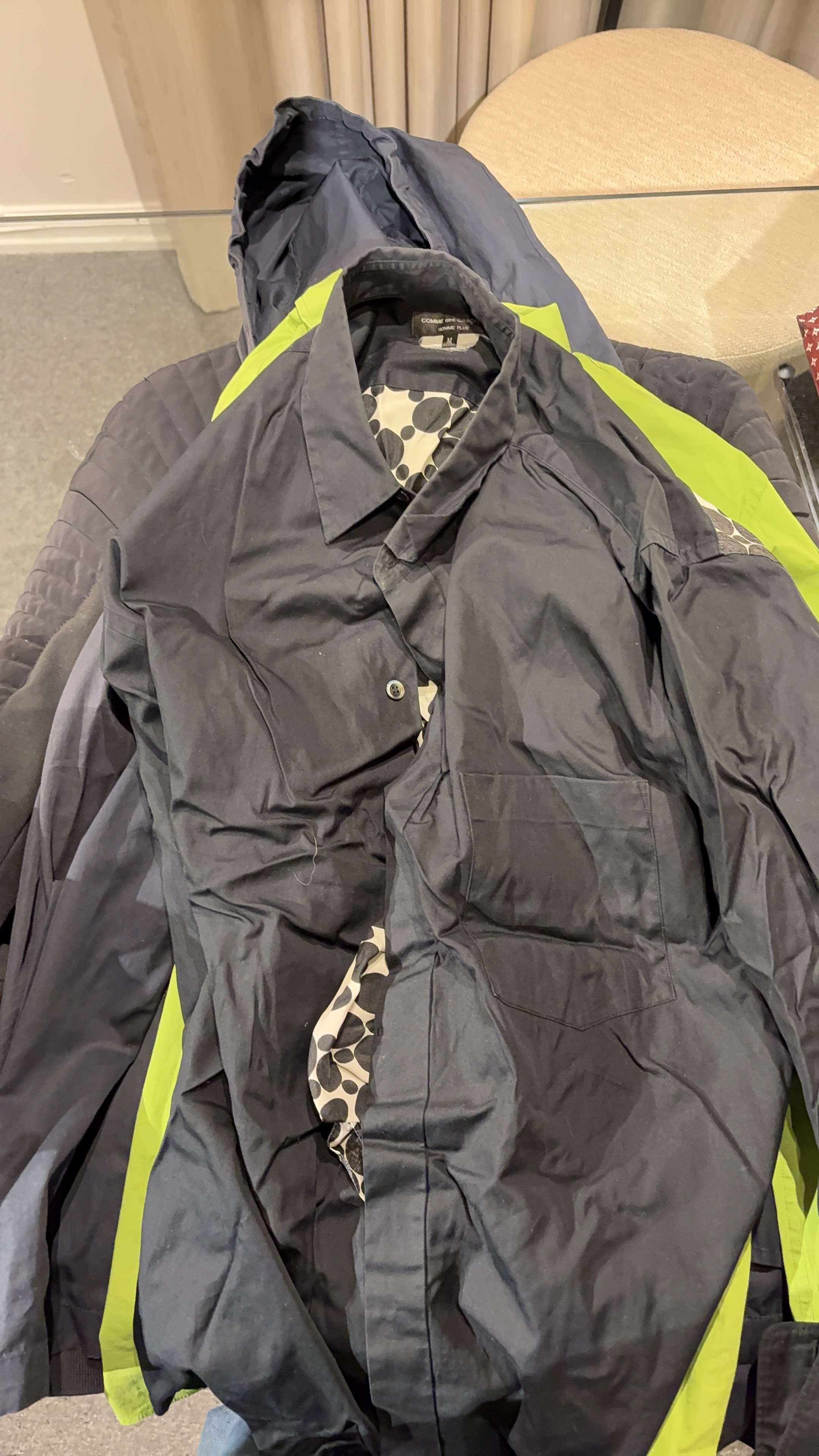 Black Patterned Shirt