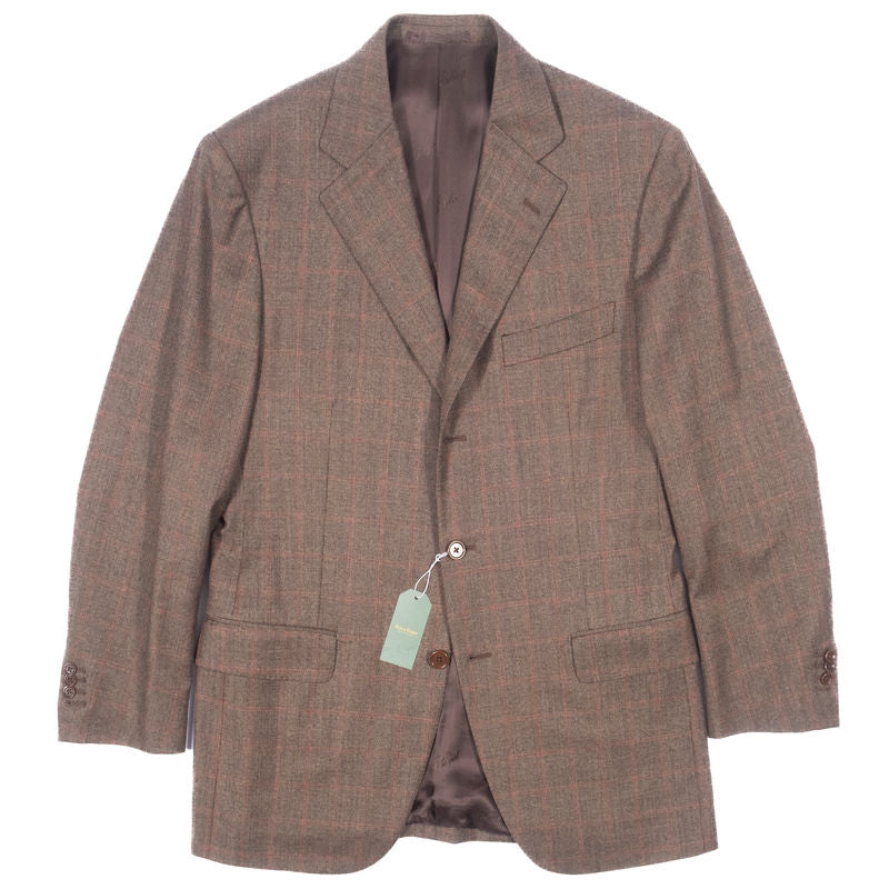 Belvest Green Windowpane Sport Coat