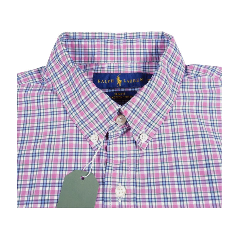 Ralph Lauren Pink and White Checks Buttondown Shirt