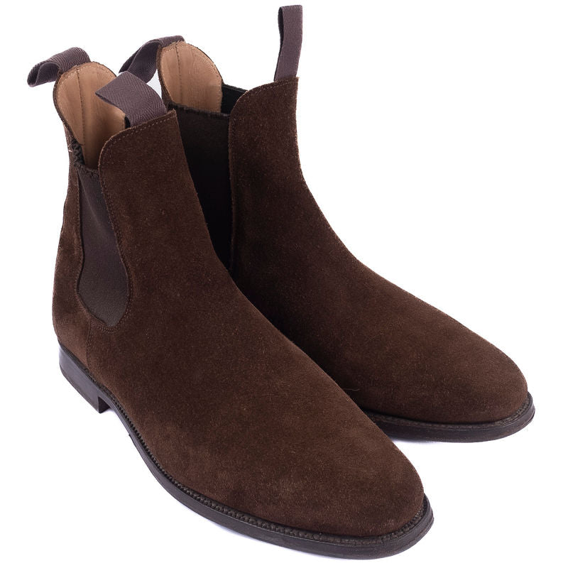 Brown Suede Chelsea Boots