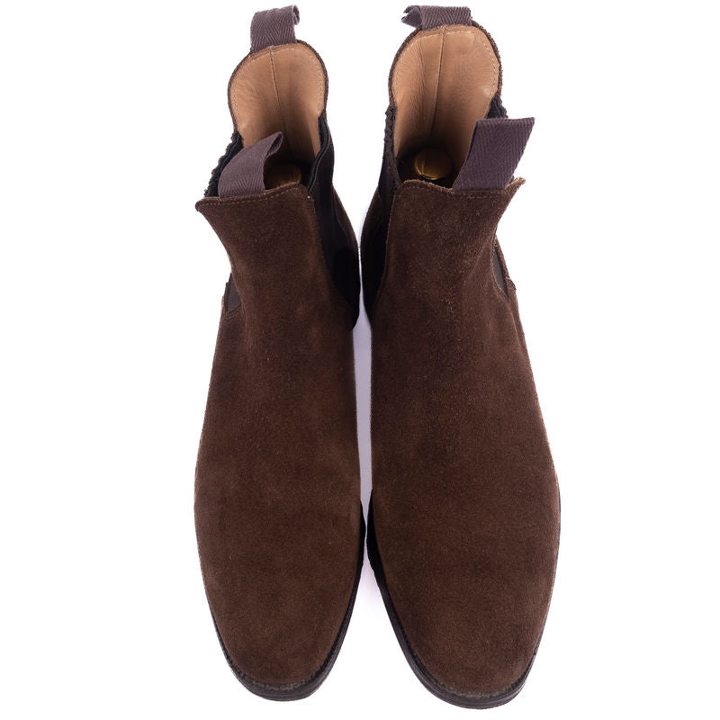 Brown Suede Chelsea Boots