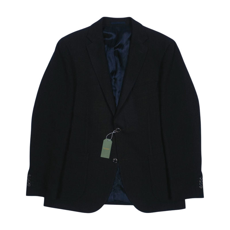 Eduard Dressler Textured Wool/Silk Charcoal Sport Coat