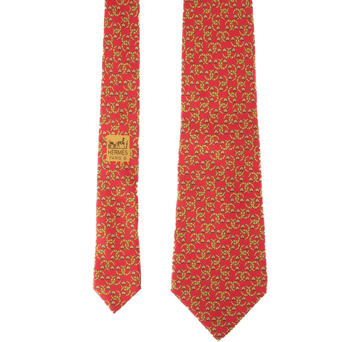 Red Patterned Tie