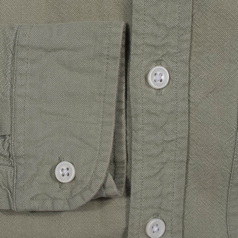 J. Crew Green Oxford Buttondown Shirt