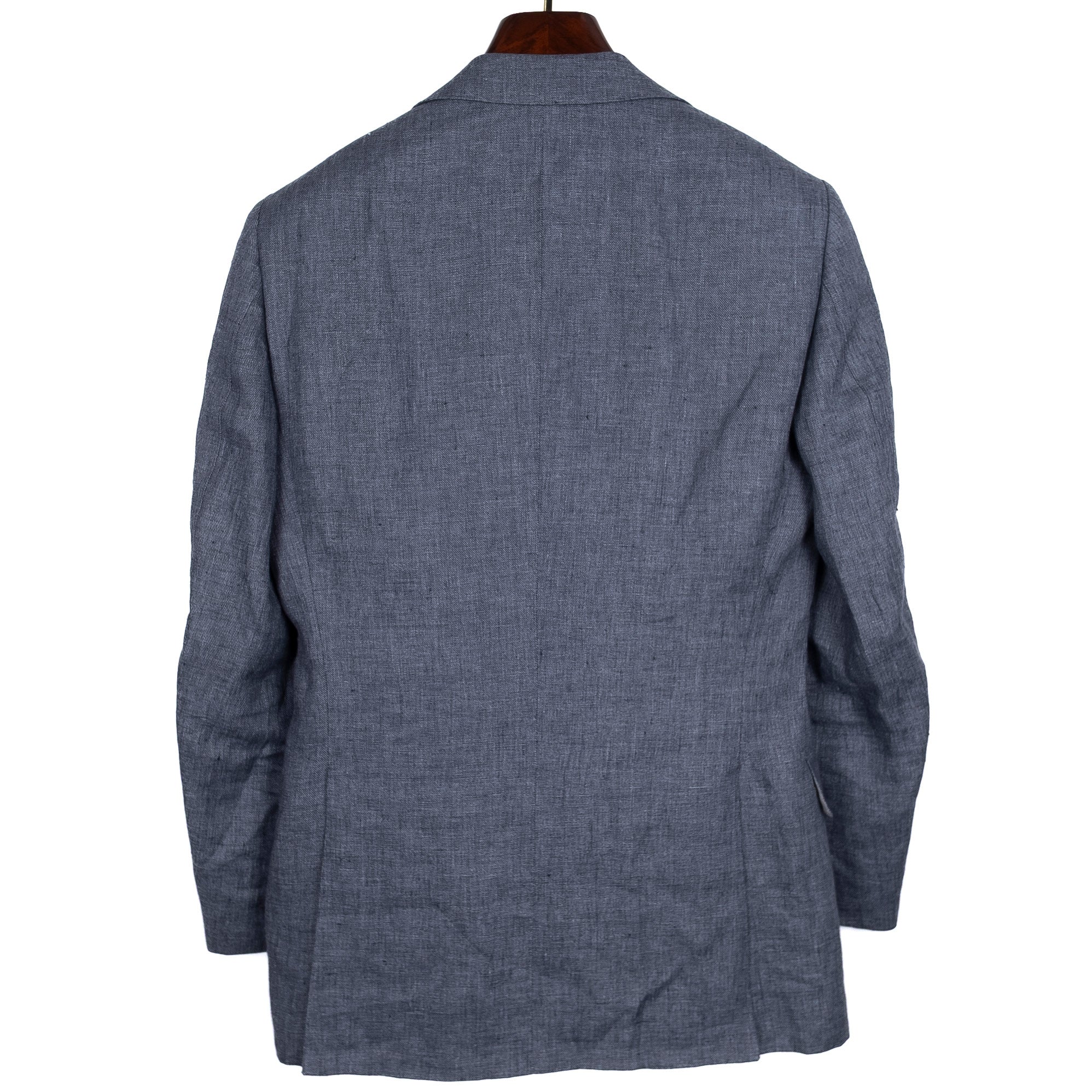 Blue 3 Piece Linen Suit