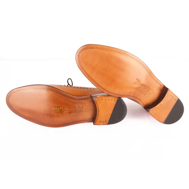 Box Calf Cognac Brogue Derbies