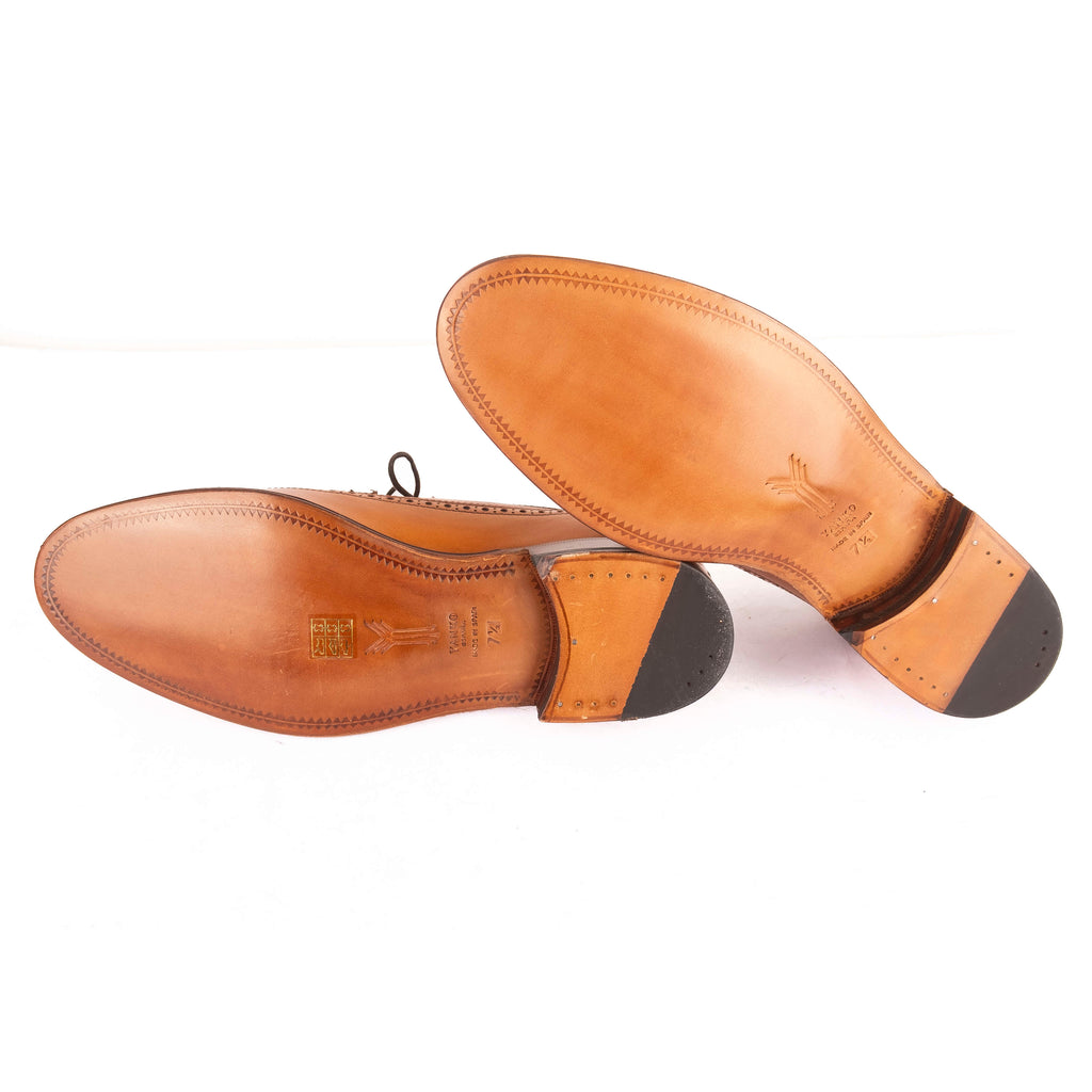 Box Calf Cognac Brogue Derbies