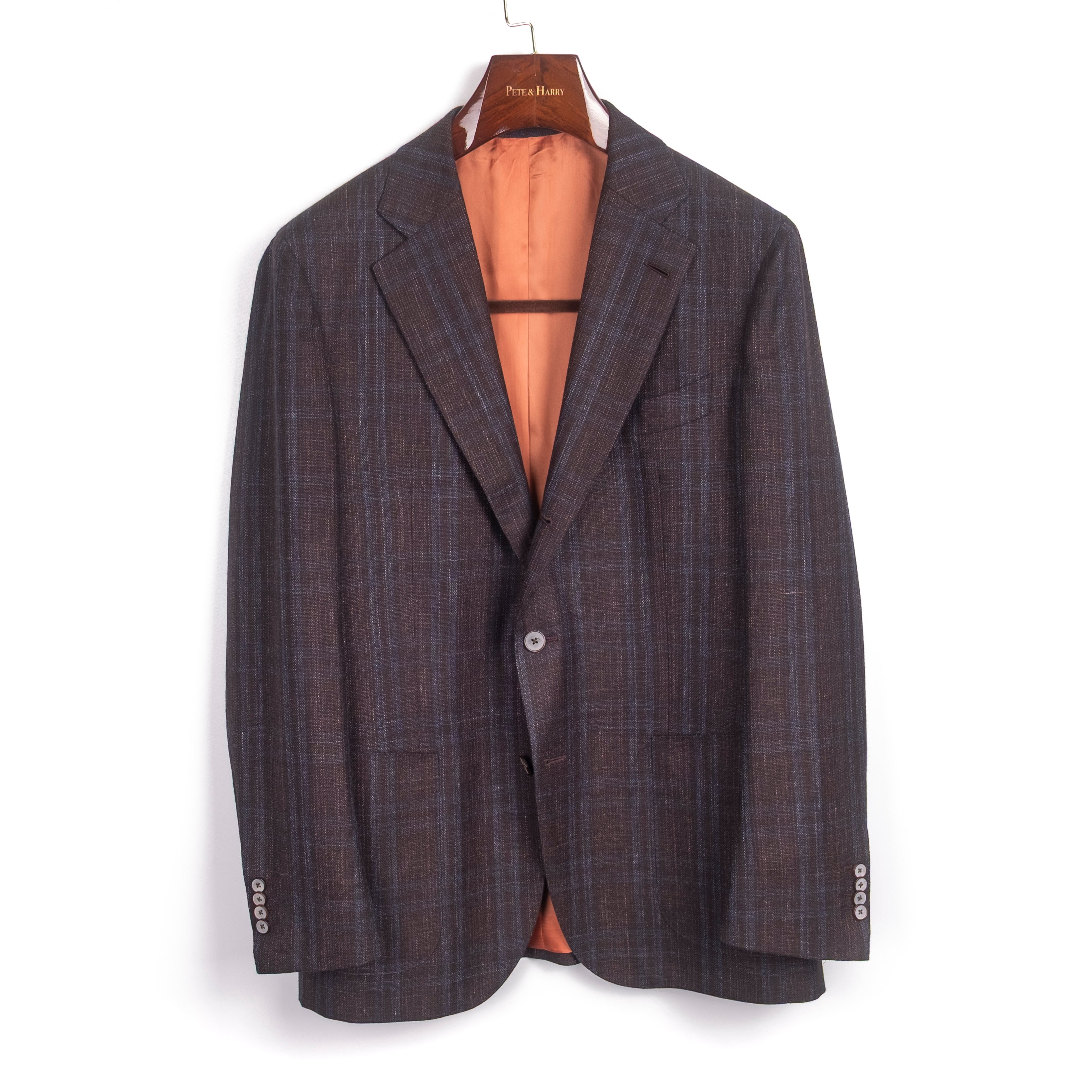 Brown Checked Sport Coat