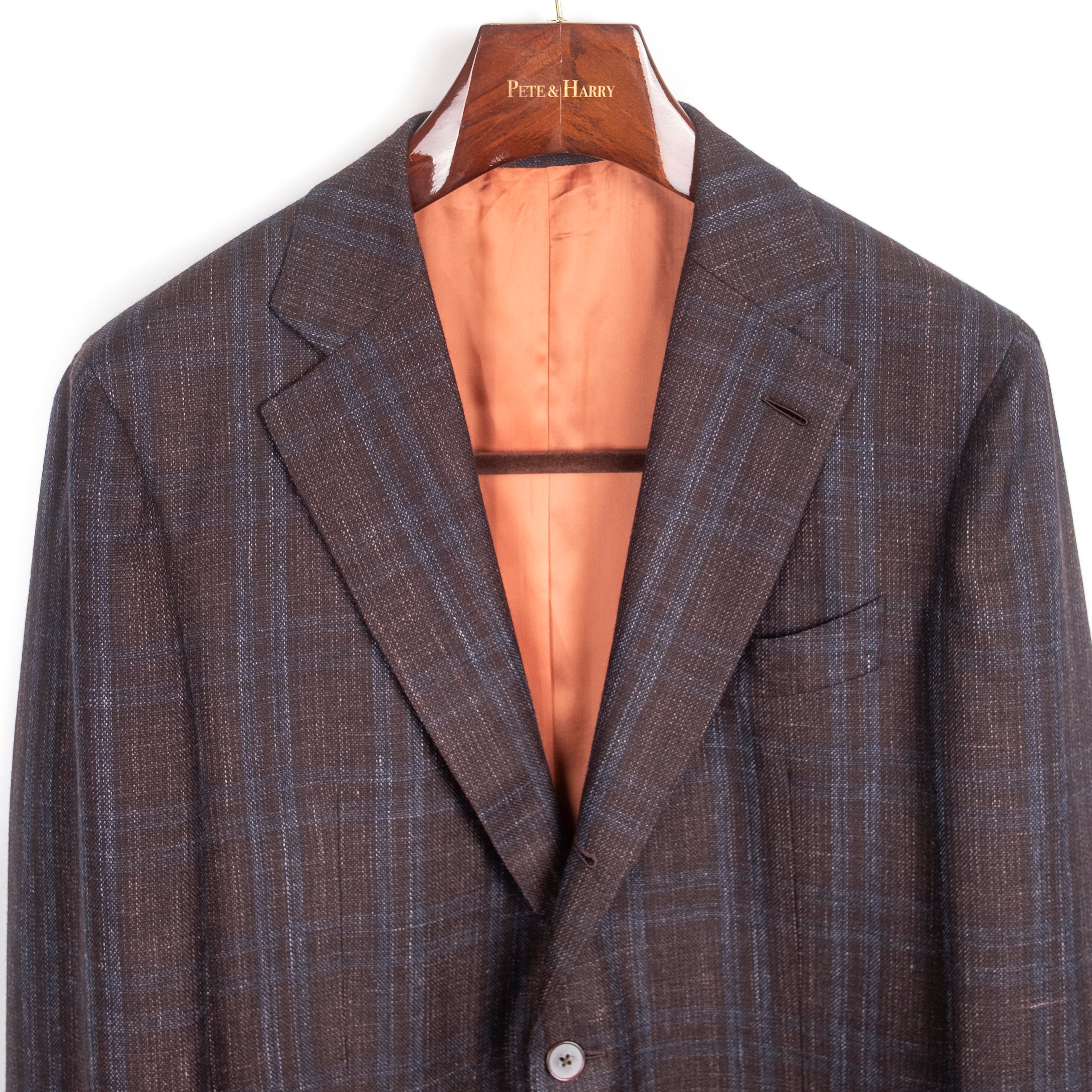Brown Checked Sport Coat