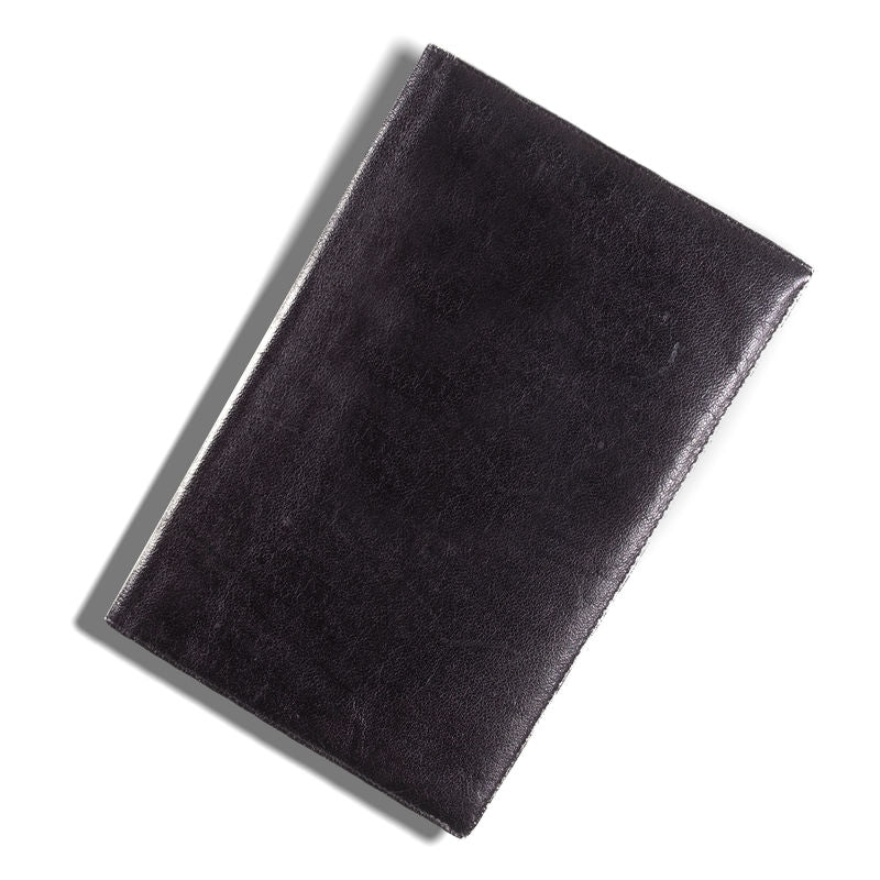 Black Leather Wallet/Passport Cover