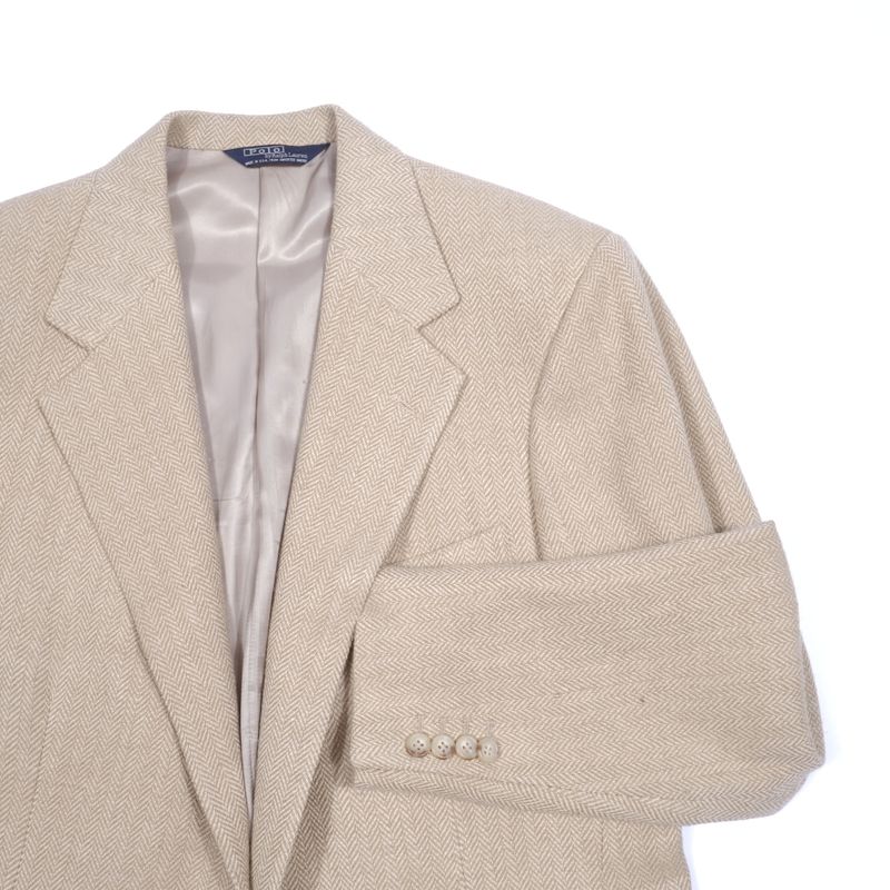 Polo Ralph Lauren Beige Herringbone Sport Coat