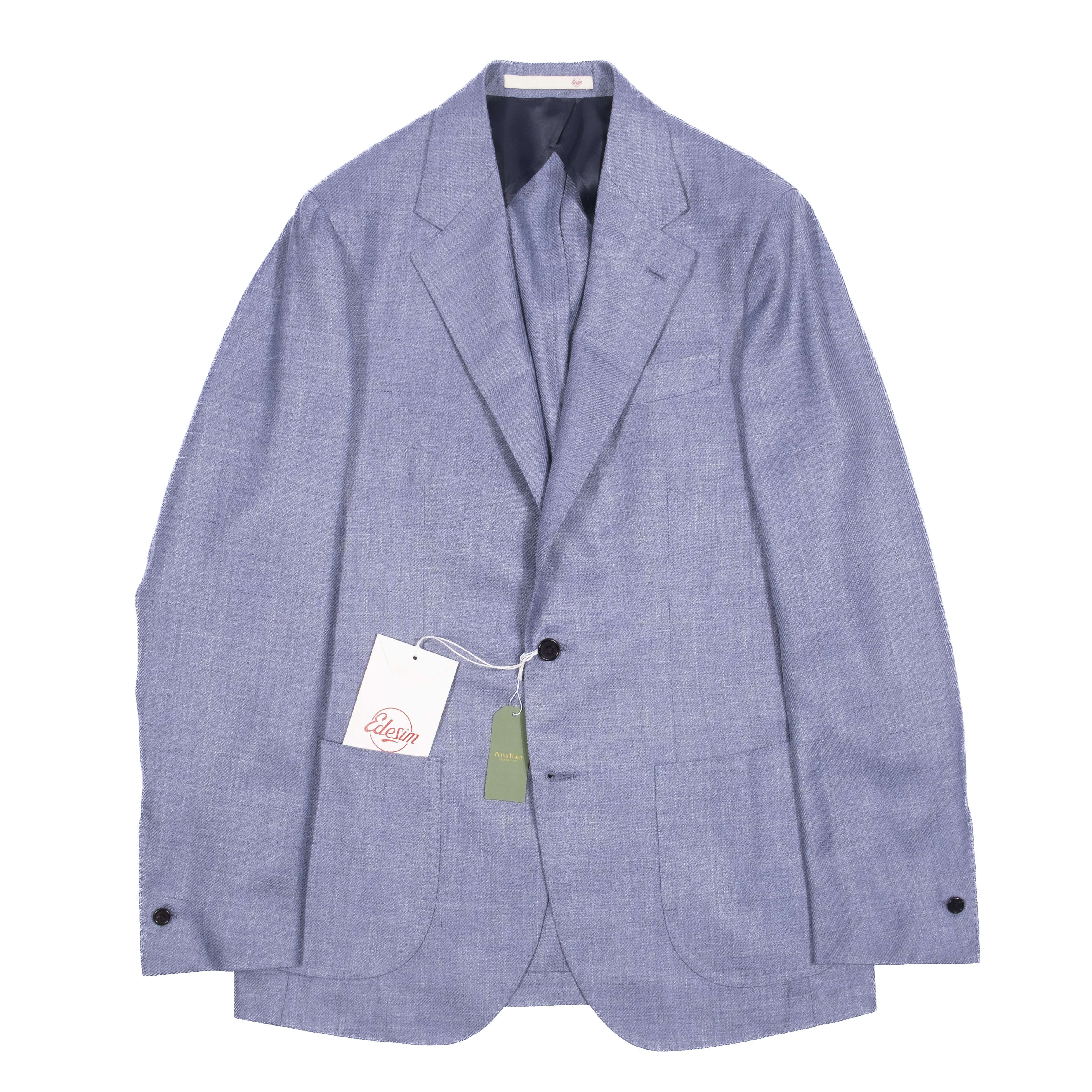 Neapolitan Hand Tailored Blue Sport Coat Sz 50