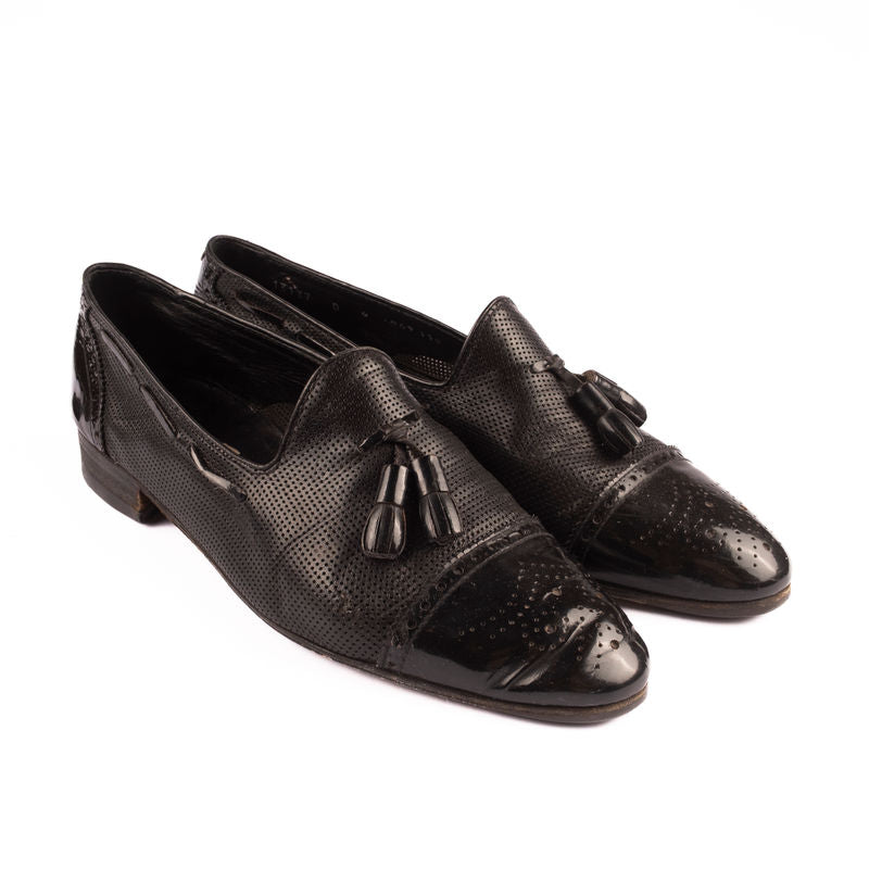 Black Tassel Loafers