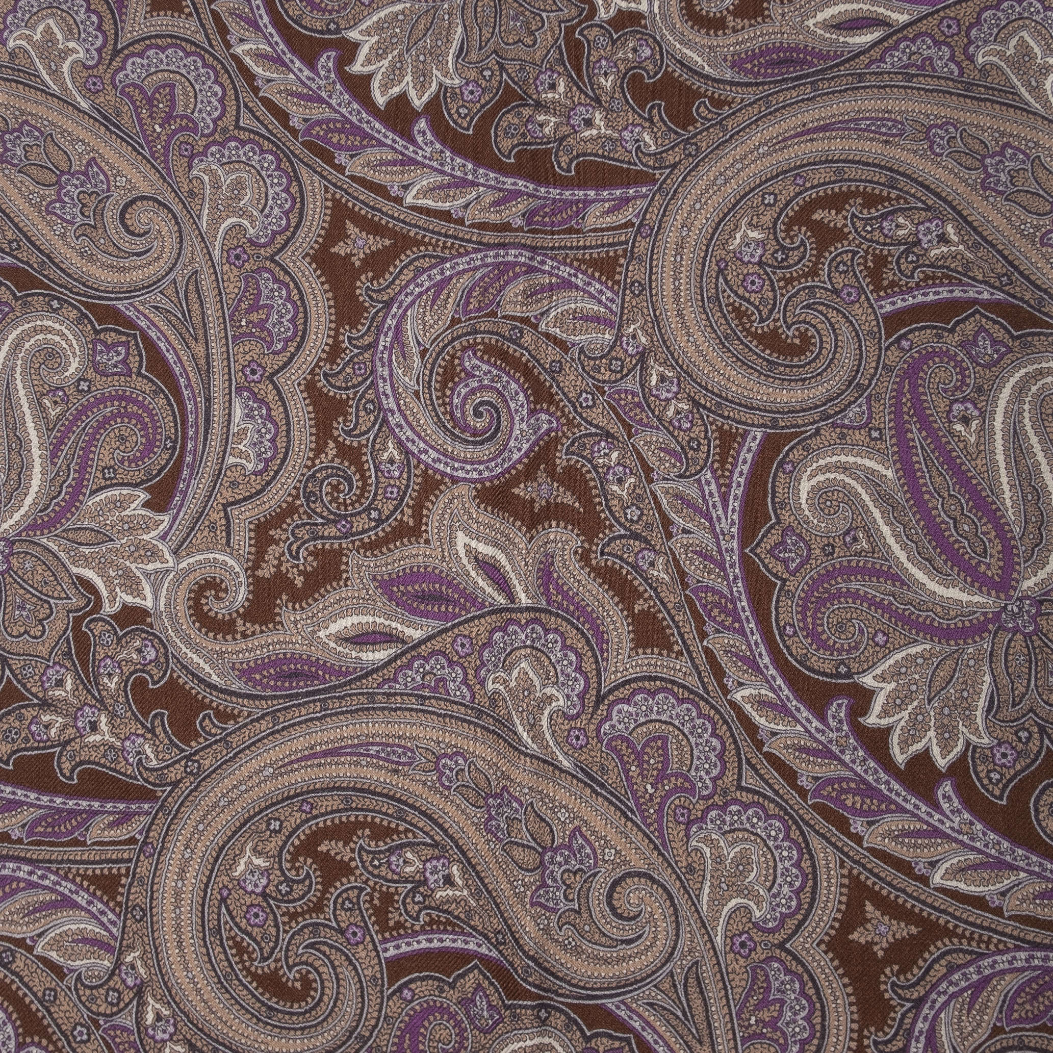 Brown Paisley Scarf