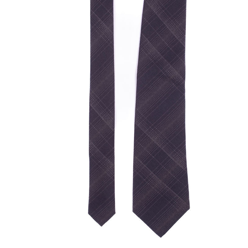 Prada Blue Check Tie