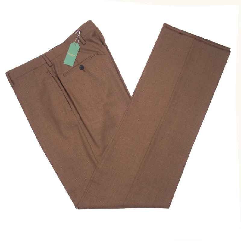 Neapolitan Hand Tailored Brown Suit Sz 54