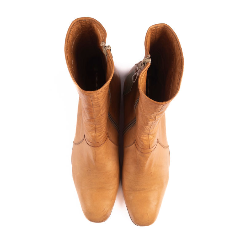 Marelli Tan Zip Boots