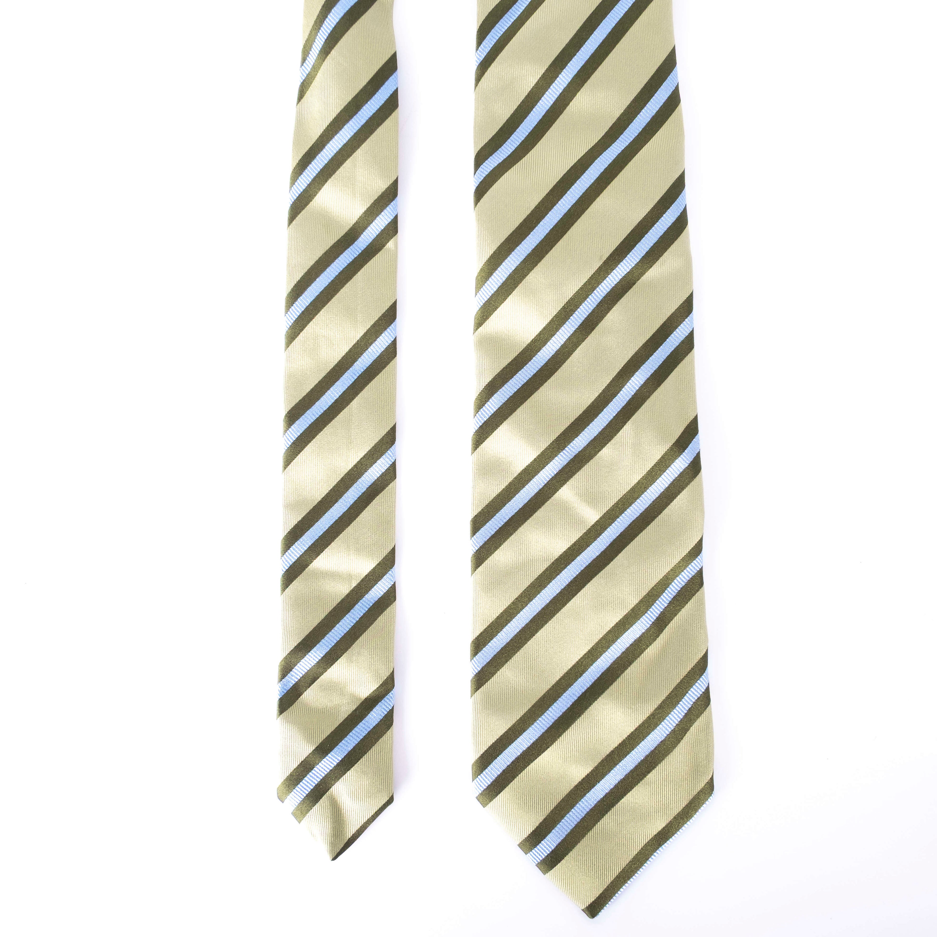 Green Striped Tie