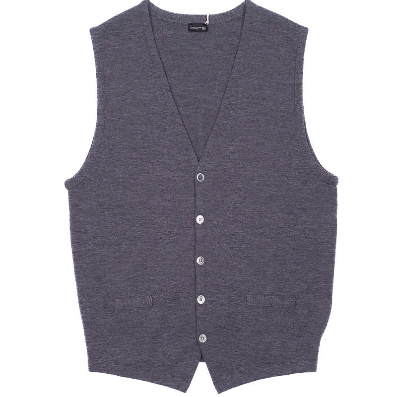 Grey Knit Vest
