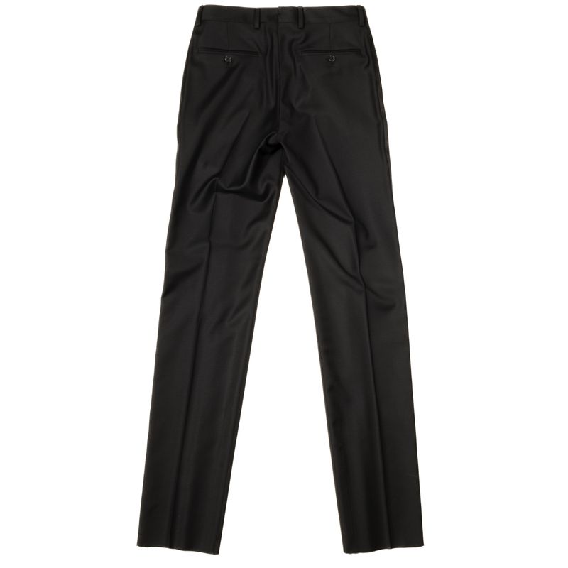 Est Retail Price 20 000 SEK -Neapolitan Hand Tailored Black Velvet Double Breasted Tuxedo Suit Sz 46