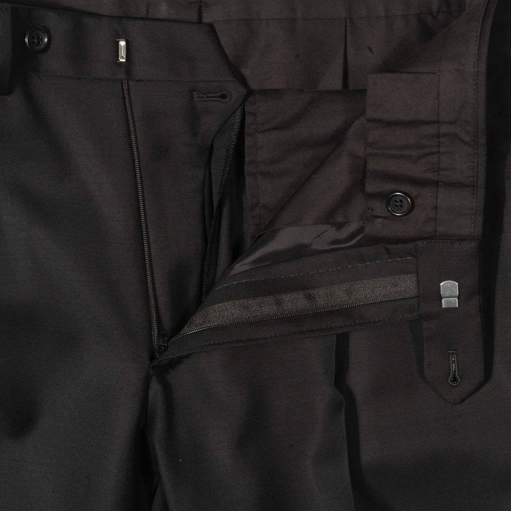 Est Retail Price 20 000 SEK -Neapolitan Hand Tailored Black Velvet Double Breasted Tuxedo Suit Sz 46