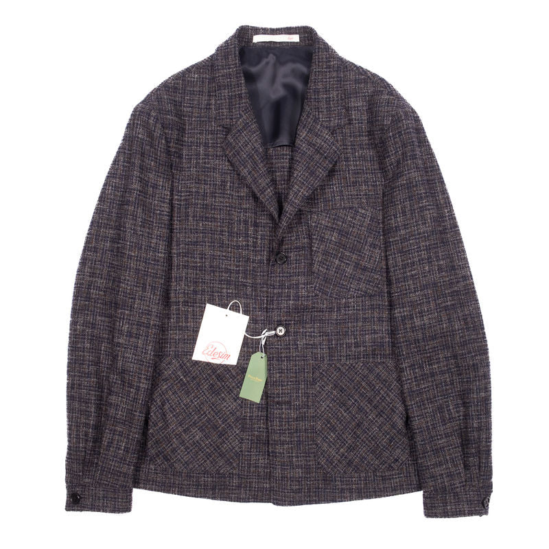 Neapolitan Hand Tailored Grey Check Utility Jacket