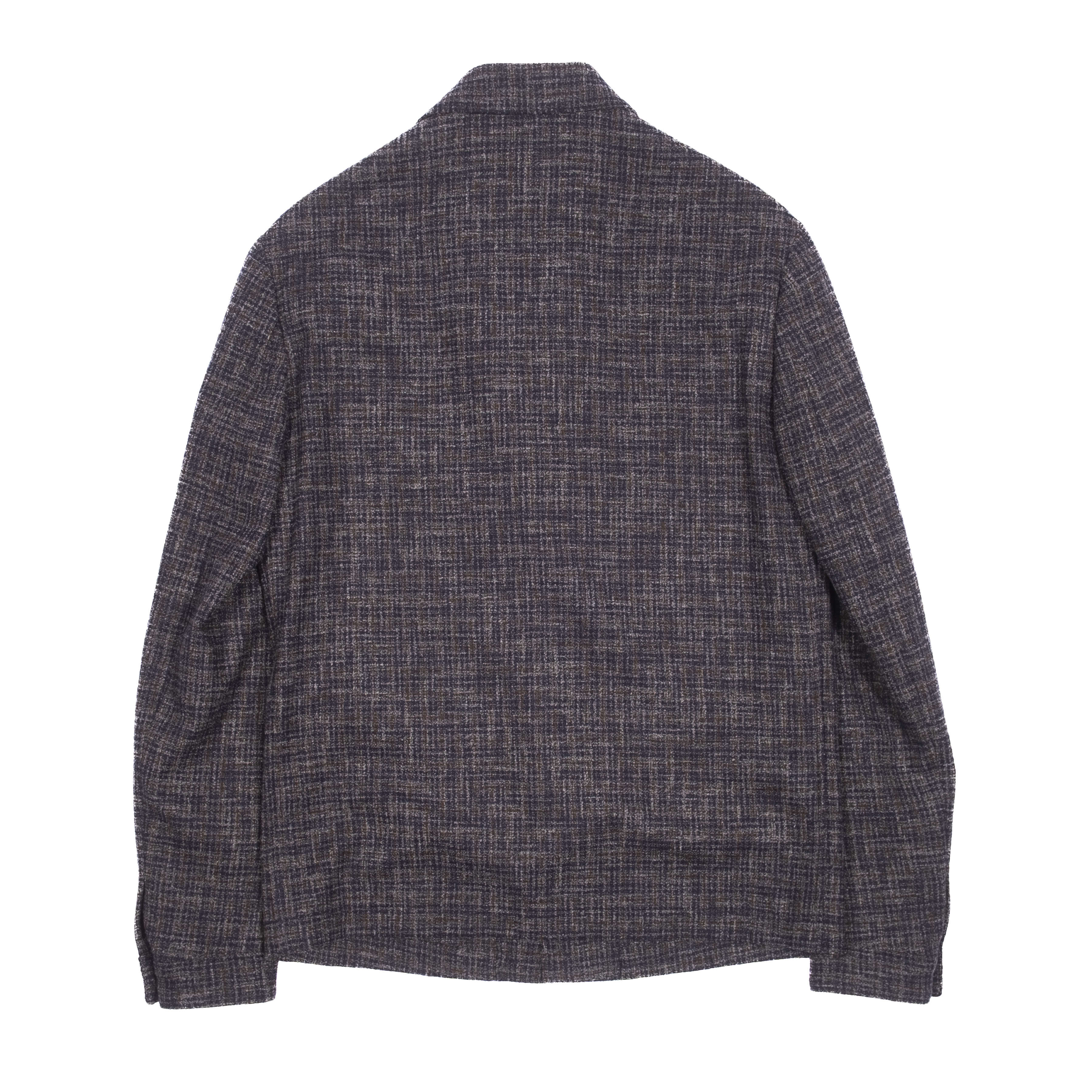Neapolitan Hand Tailored Grey Check Utility Jacket