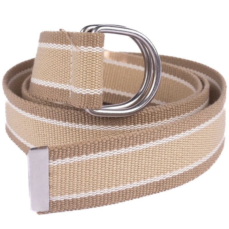 Beige Textile Belt