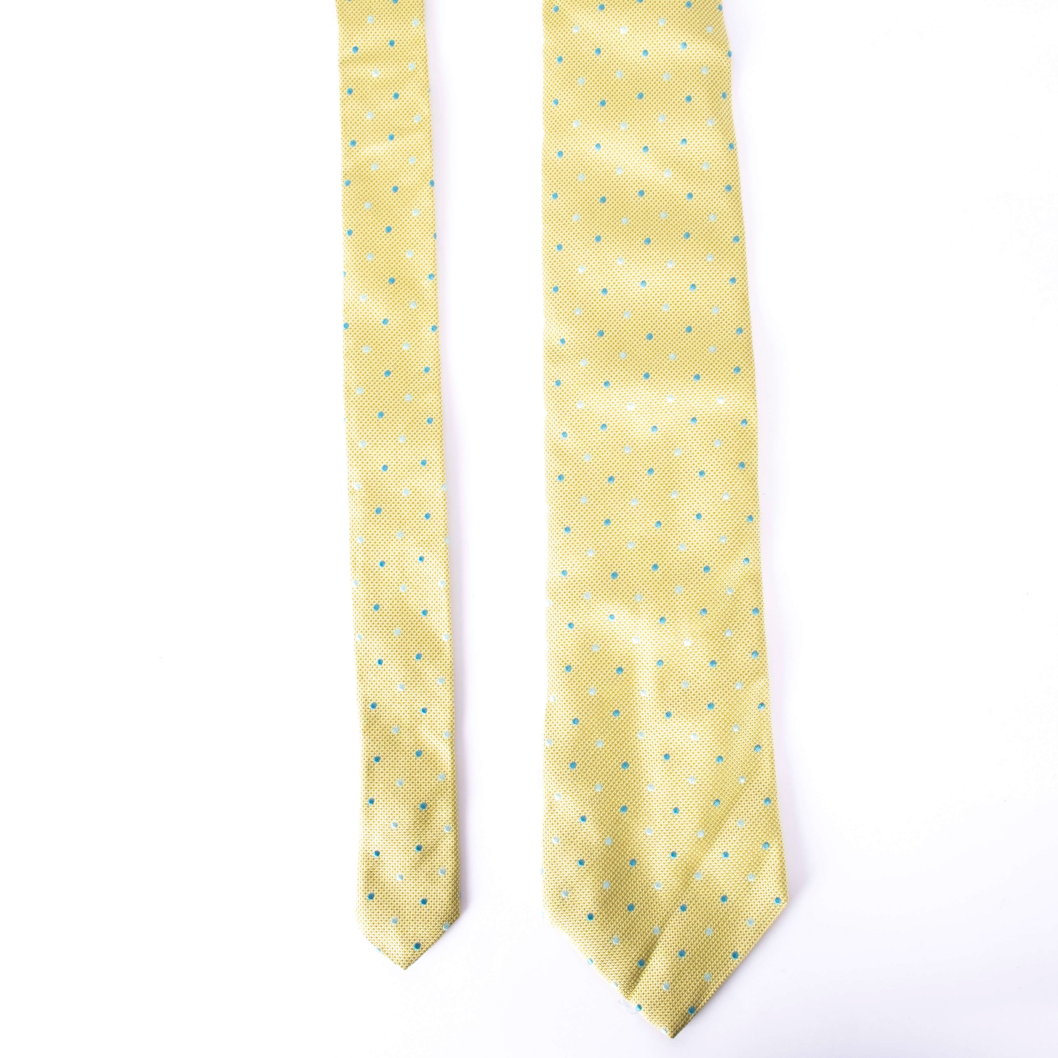 Green Dotted Tie