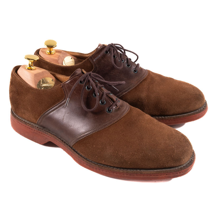 Crockett & Jones Brown Saddle Shoes