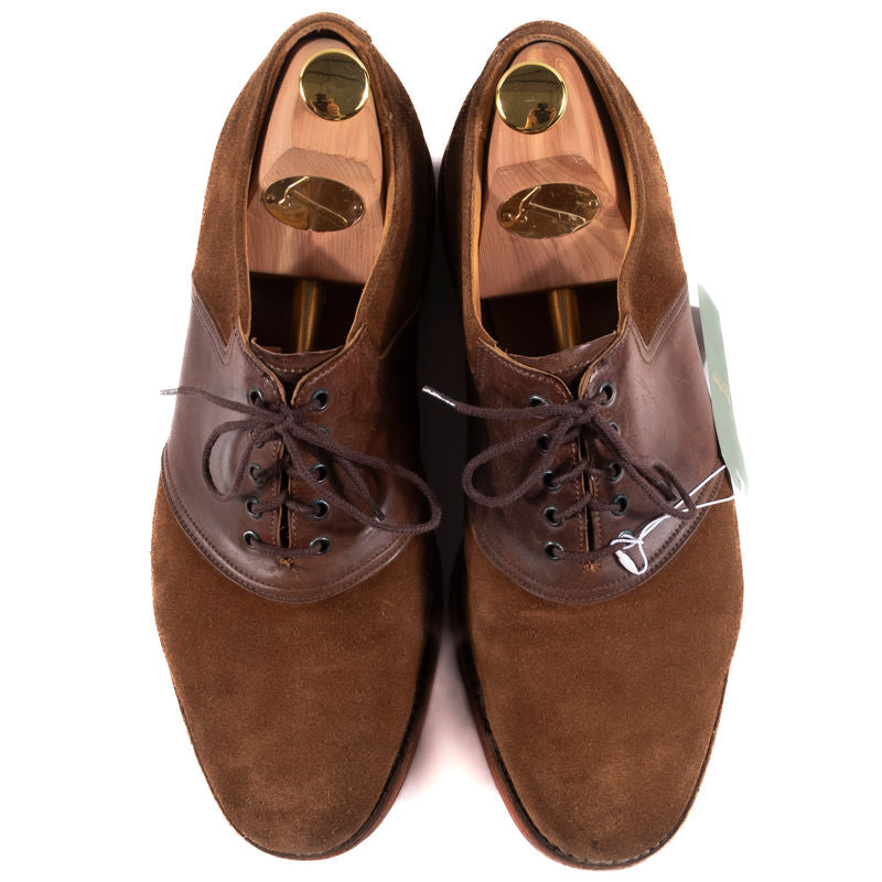 Crockett & Jones Brown Saddle Shoes