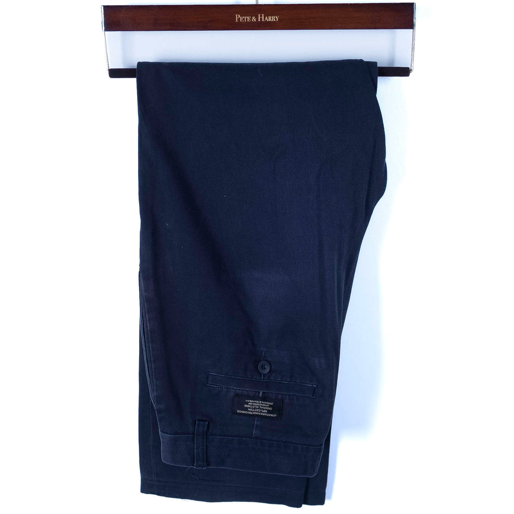 Navy Chino Trousers