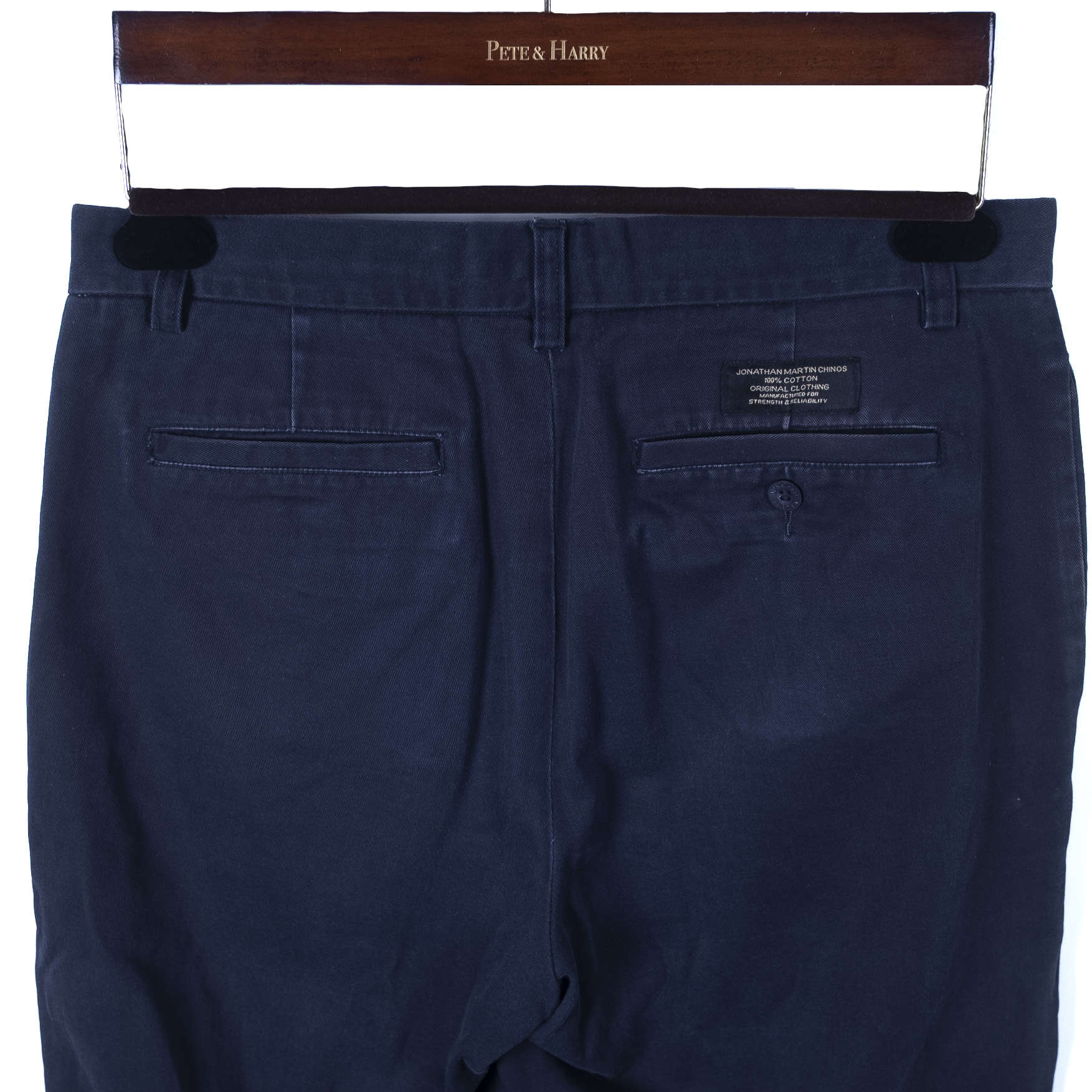 Navy Chino Trousers