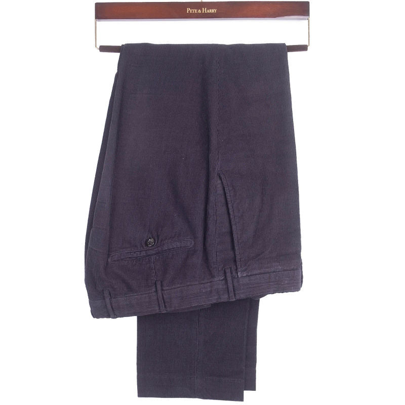 Navy Corduroy Trousers