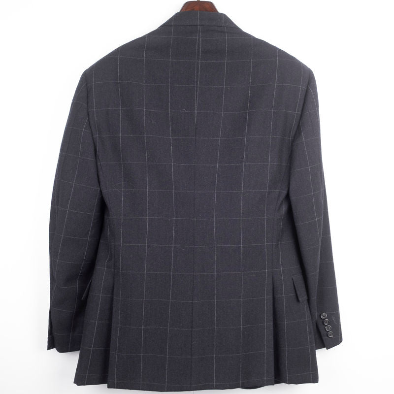 Navy Check Business Suit